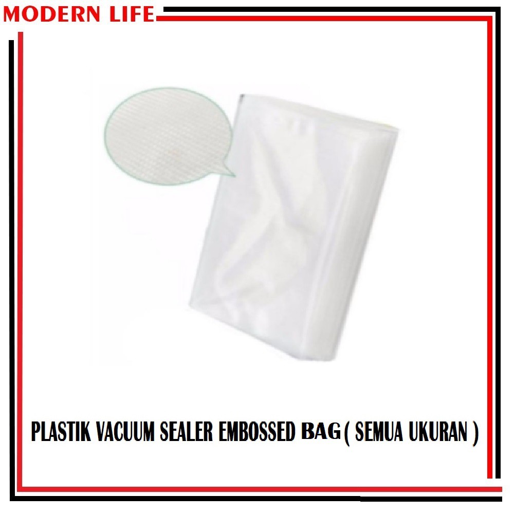 Plastik Vacuum Sealer Makanan Embossed BAG ( SEMUA UKURAN )