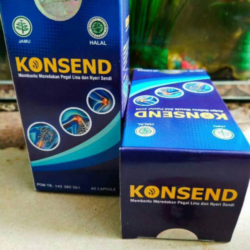 Konsend Asli + Obat peredang rasa nyeri sendi