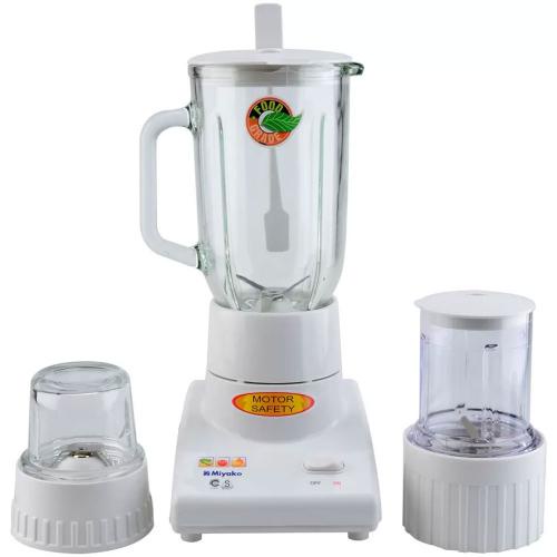 Blender Kaca 3 in 1 Miyako BL-102 GS -  Dry + Wet Mill 3in1 Kapasitas 1 Liter