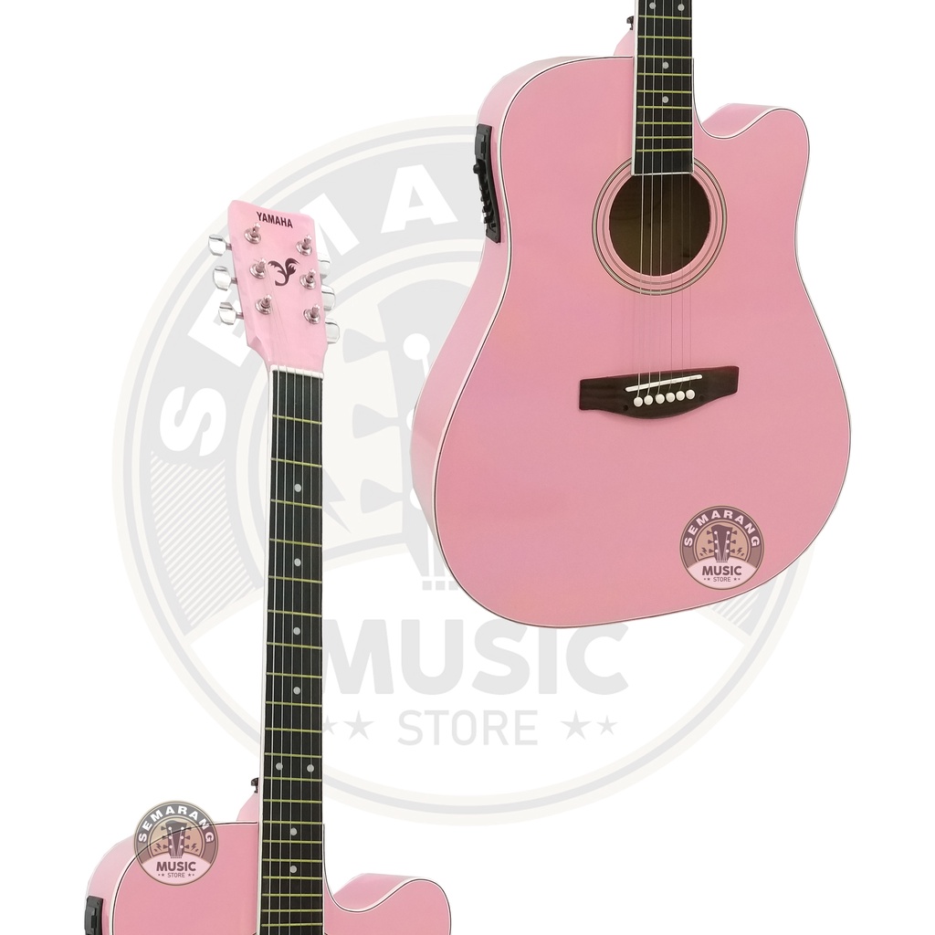 Gitar Akustik Elektrik Custom Standart Paket Super Komplit