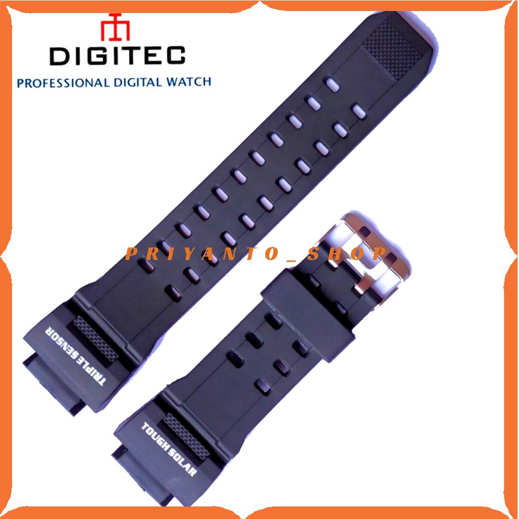 Strap Tali jam Digitec 2064 Digitec DG-2064T Rubber digitec DG-2064