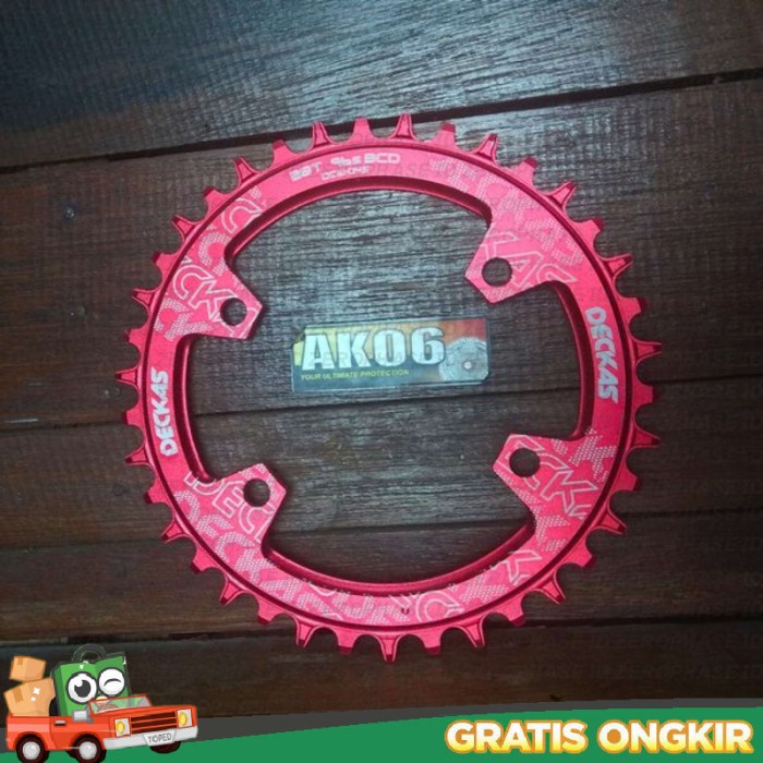 Zrphsid Chainring Deckas Bcd 96 Asimetris 38 T 38T Round Single