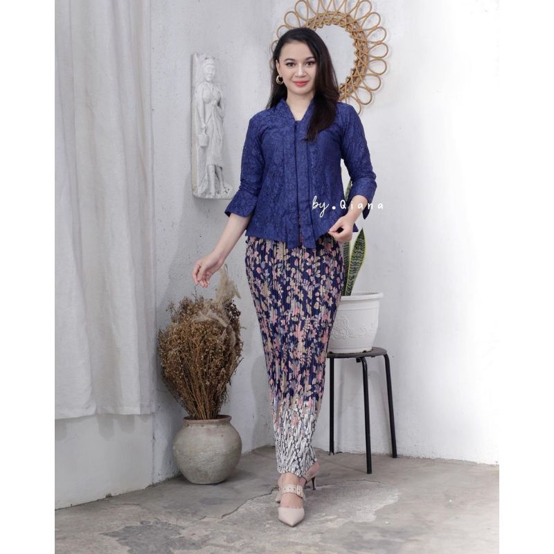 STELAN KEBAYA FLOY BROKAT/KEBAYA MODERN/KEBAYA KONDANGAN/KEBAYA ACARA/KEBAYA