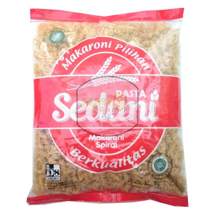 

SEDANI MAKARONI SPIRAL 500 gram MENTAH / UNTIR - UNTIR / URIL