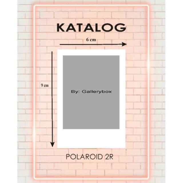 

POLAROID POLOS | PREMIUM Glossy Photopaper 260gsm (TEBAL) | Packing box!!!