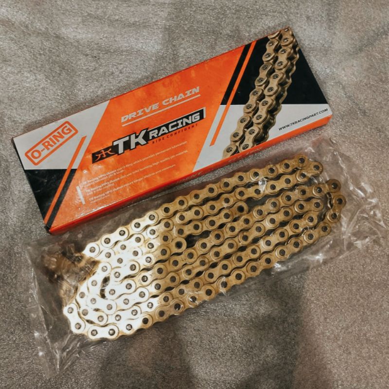 Rantai TK Tipe O-Ring Ukuran 520 HPO 120L--130L /  Rantai Premium Tipe O-Ring