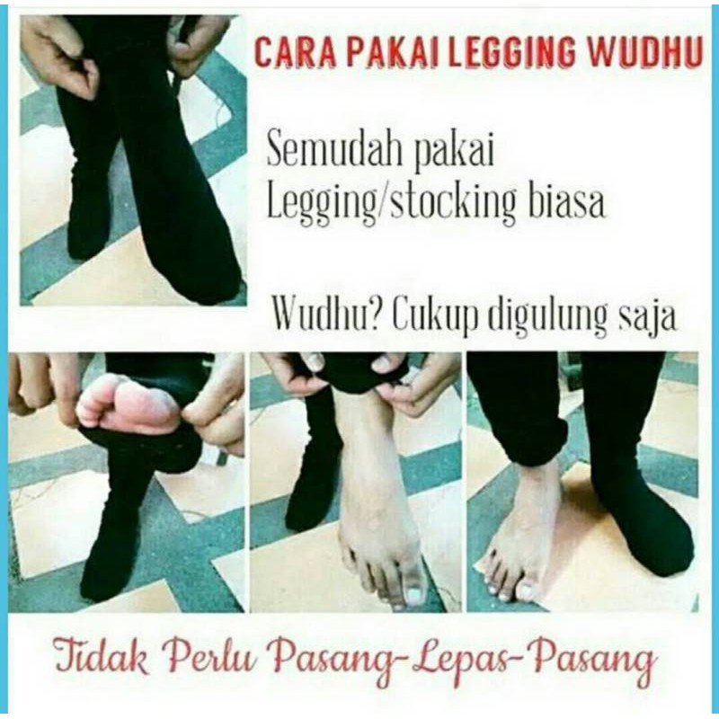 FREE ONGKIR - LEGGING WUDHU