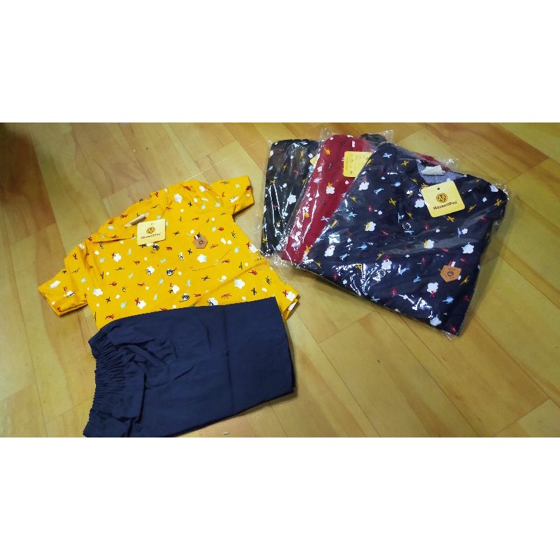 SETELAN KEMEJA ANAK SOFT JEANS VARIANT  USIA 6 BLN-10THN