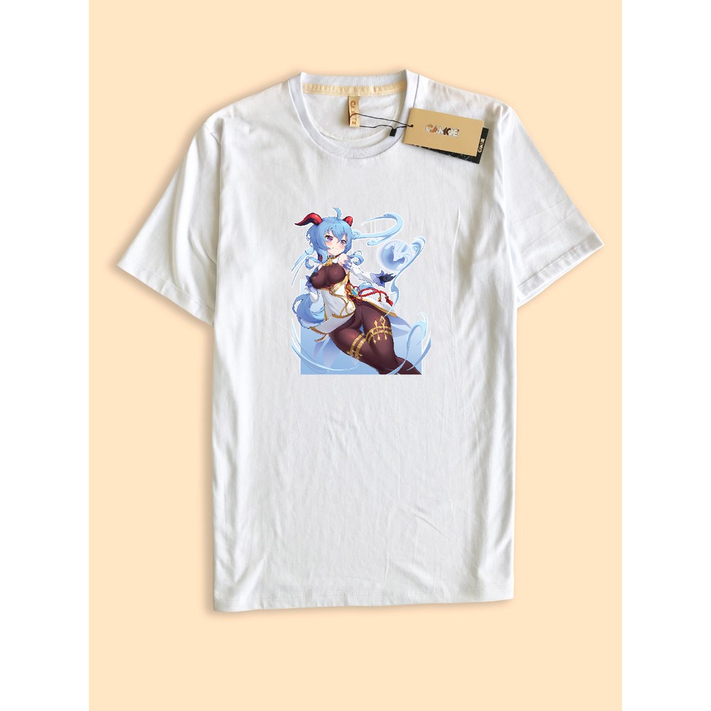 Baju Kaos Tshirt premium Ganyu Genshin Impact