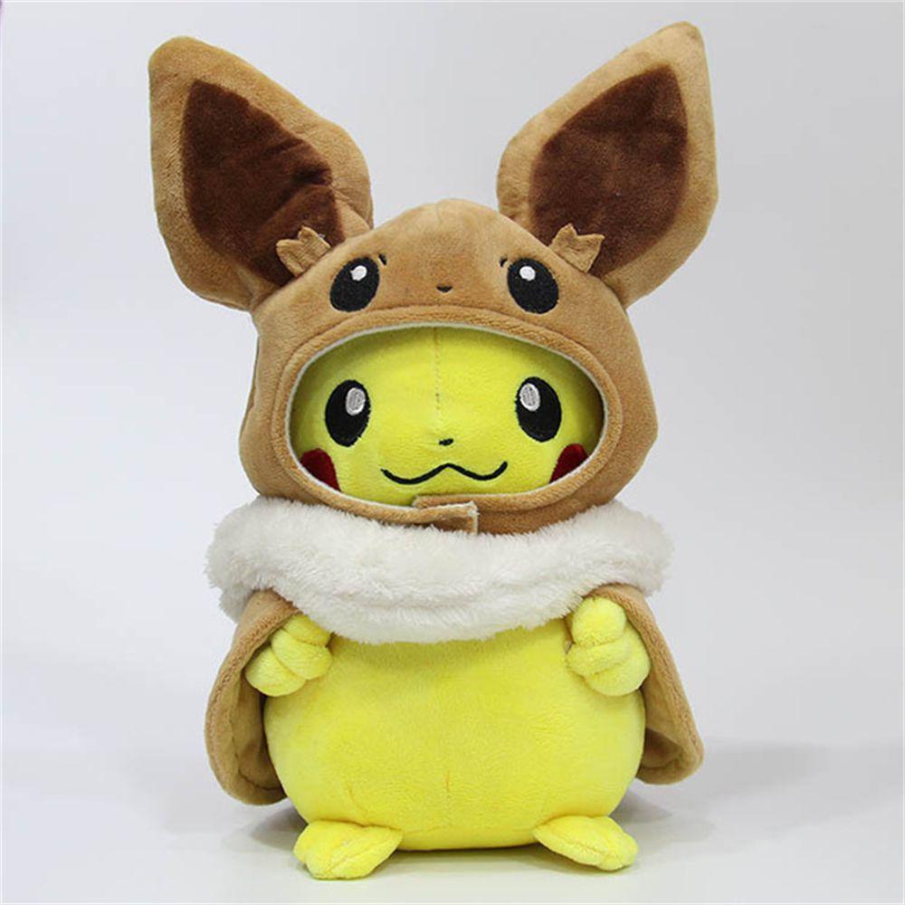 REBUY Rebuy Pokemon Mainan Mewah Koleksi Hadiah Natal 30cm Untuk Anak Cosplay Kartun Anime Jepang Eevee