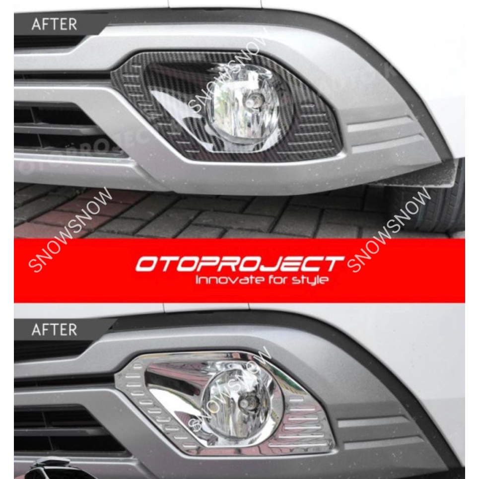 Fog Lamp Cover Xpander 2021 2022 2023 UP Foglamp Chrome Carbon