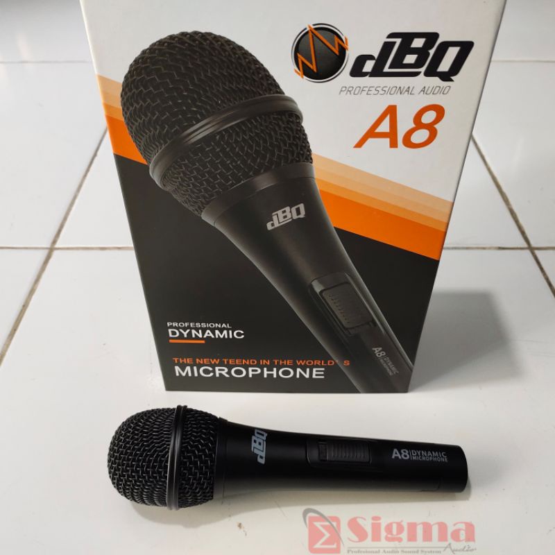 Mic Microphone DBQ A8 Mic Vokal Bagus