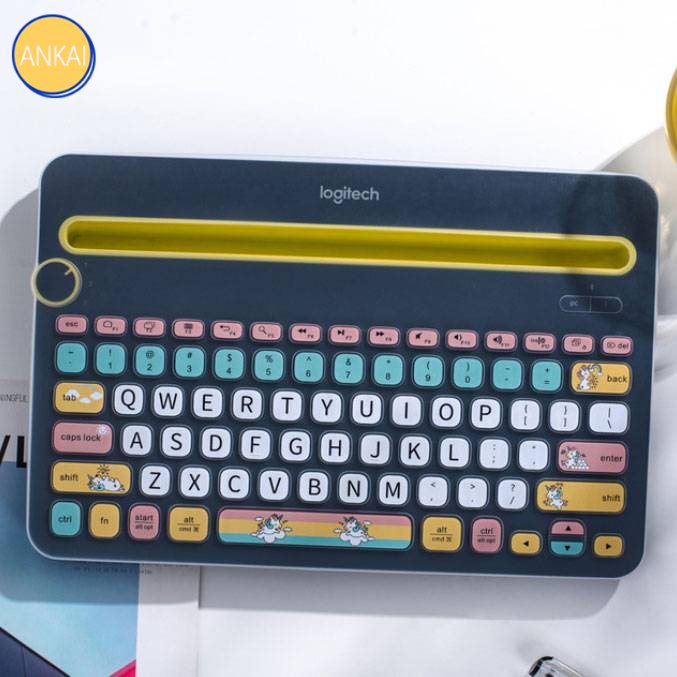 Ankai Logitech K380 K480 Cover Pelindung Keyboard Wireless Bluetooth Bahan Silikon Anti Air