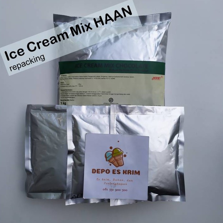 Bubuk Es Krim Mr Cool 250 gram (Tepung Bahan Premix Premiks Ice Cream)