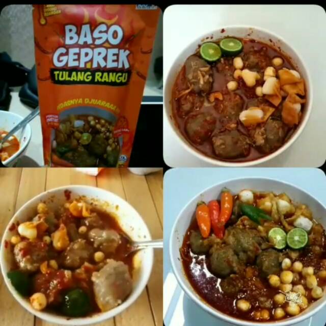 

Baso Geprek tulang rangu