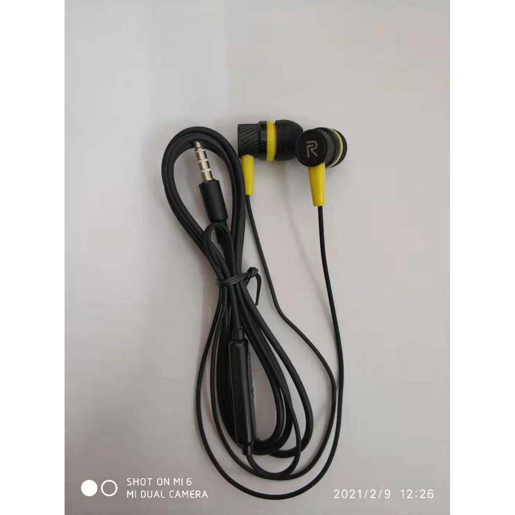 Headset Earphone Realme A60 A70 A80 Universal Original