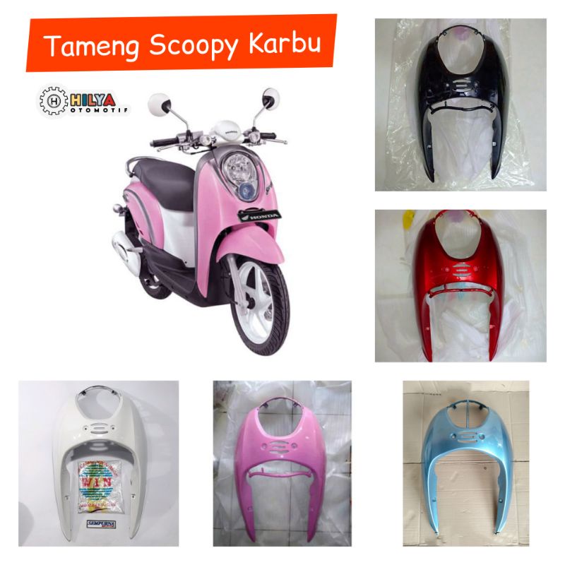 tameng panel depan Scoopy Karbu