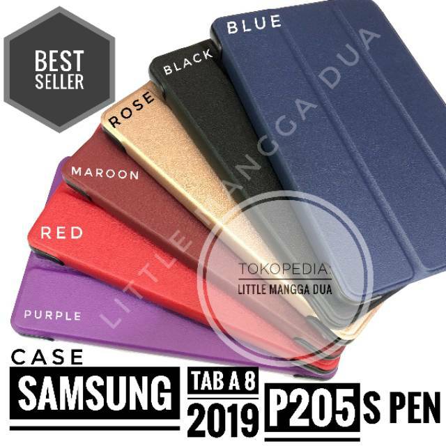 Flip Cover Samsung Tab A8 2019 P205 S-pen CASE SAMSUNG TAB A 8 2019 P 205 PREMIUM STYLE