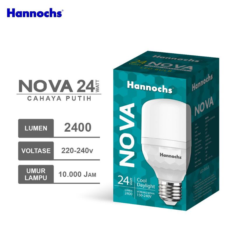 Lampu LED Hannochs Nova 6/12/18/24/30 Watt - Cahaya Putih