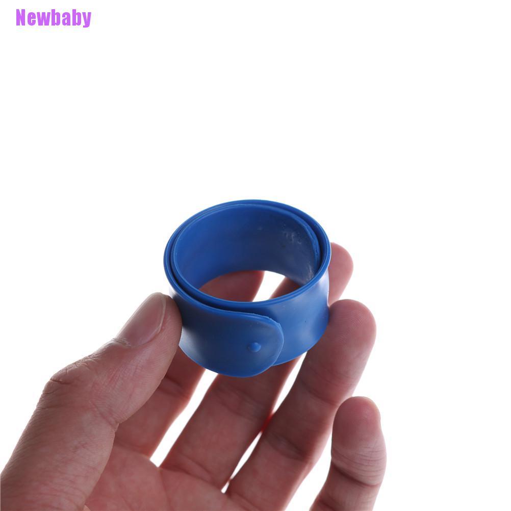 (Newbaby) 6pcs / Set Gelang Slap Band Multiwarna Untuk Anak Laki-Laki / Perempuan