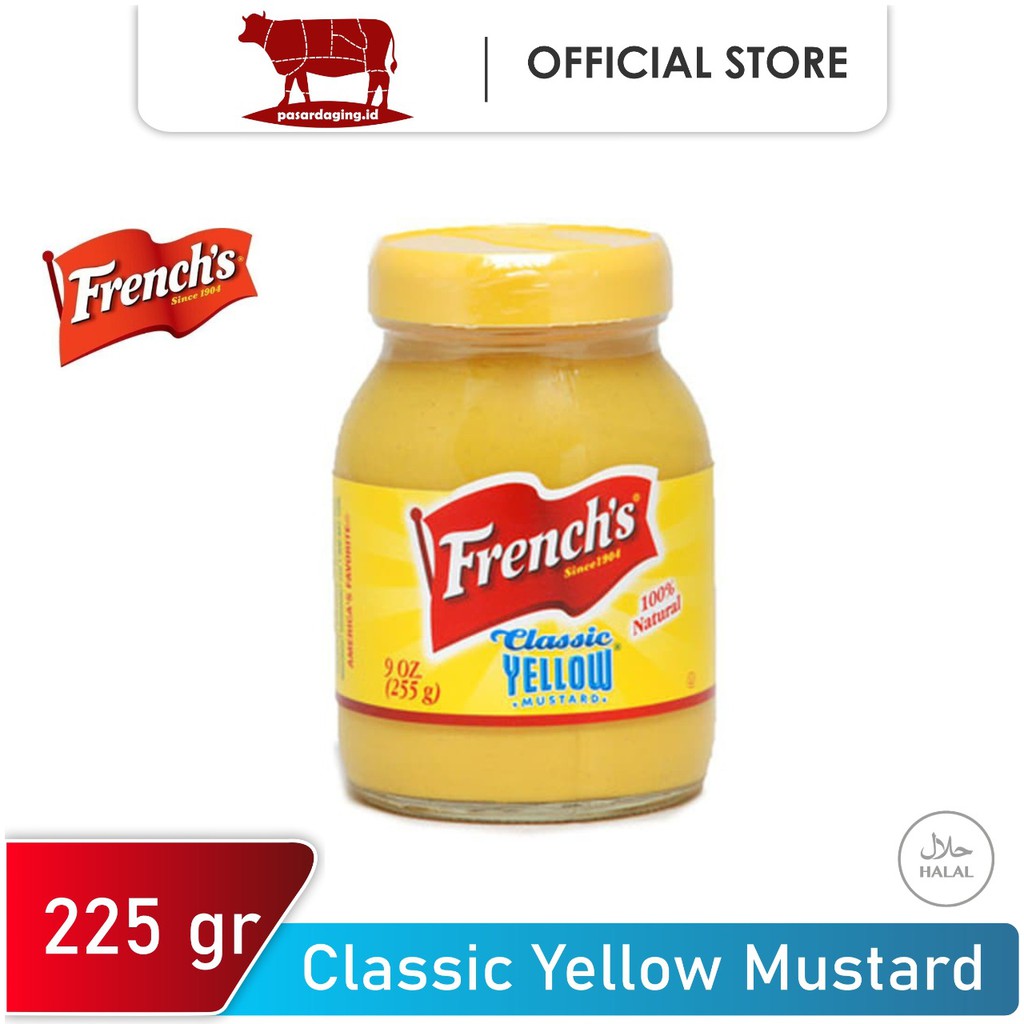 

Saus Mustard/French's Classic Yellow Mustard / 225 Gram