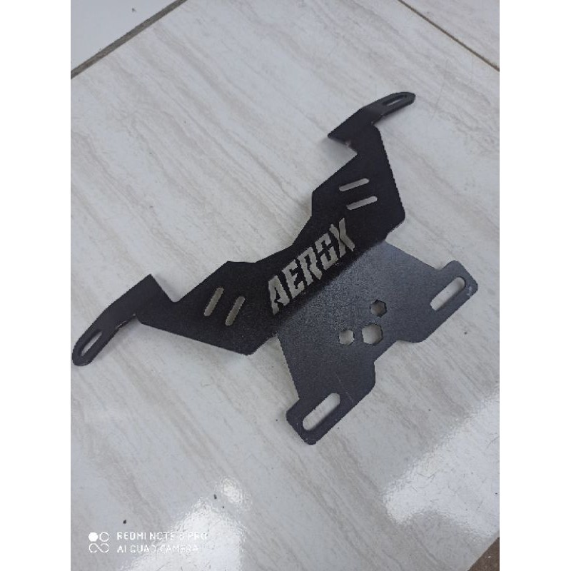 breket bracket dudukan plat nomer AEROX connected 2021