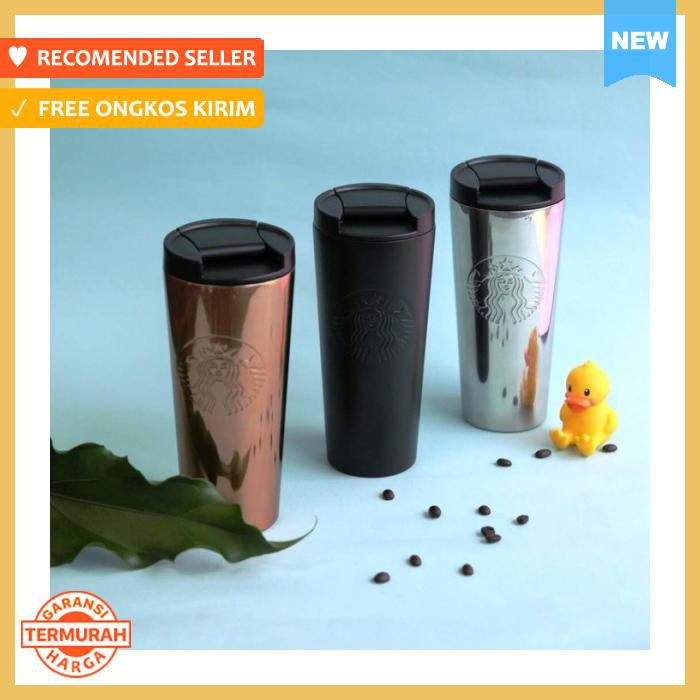 Botol Minum & Termos - New Termurah Termos Tumbler Starbucks Original Black Matte Siren Troy