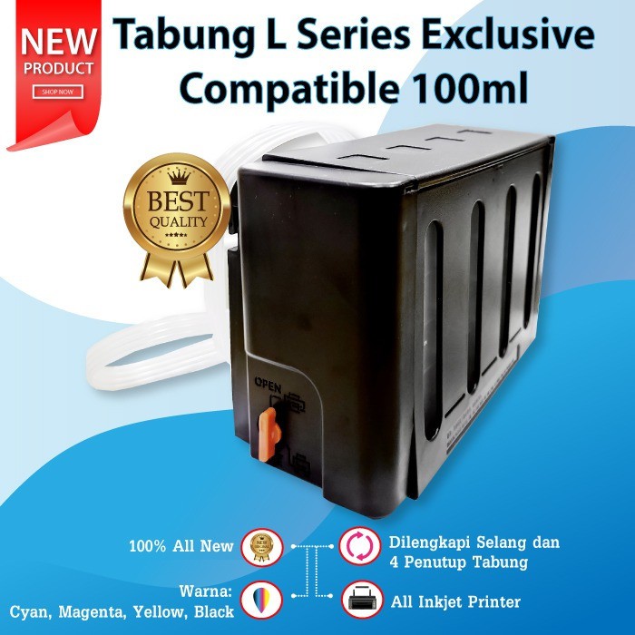 Tabung Infus 100ml Printer Canon iP1880 iP1980 MX308 MX318 MP198 MP228 FPJNew688