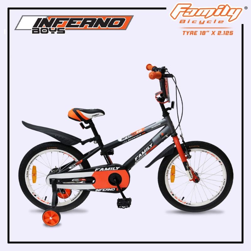 Sepeda Anak Roda Dua by Family Original 12  inch Inferno Boys