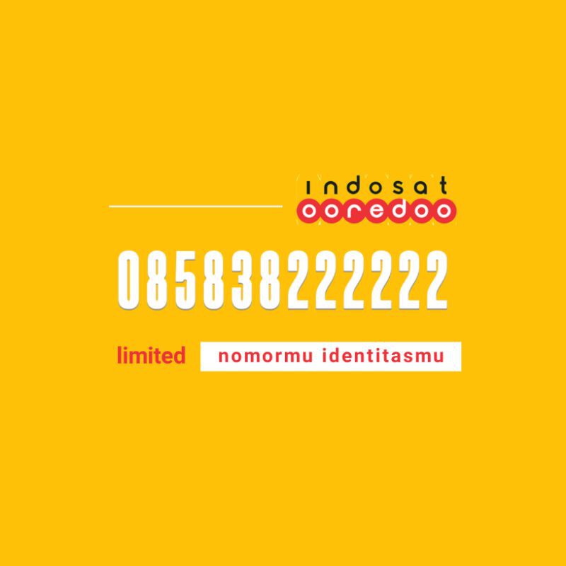 NOMOR CANTIK INDOSAT HEXA 2 rapi