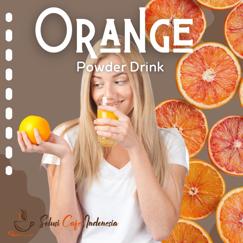 

Bubuk Minuman Milkshake Orange Sachet 30gr Surabaya Solusi Cafe Indonesia