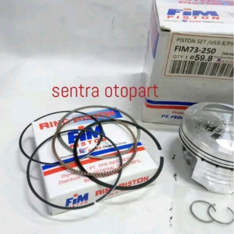 piston seher kit megapro monoshok oversize 250 original fim