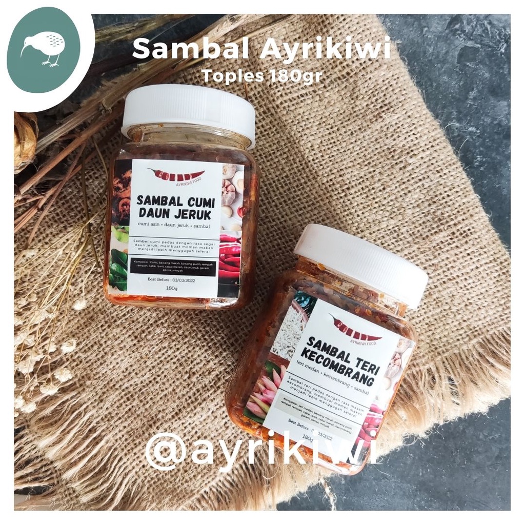

Sambel Ayrikiwi / Sambal Cumi Daun Jeruk / Sambal Teri Kecombrang