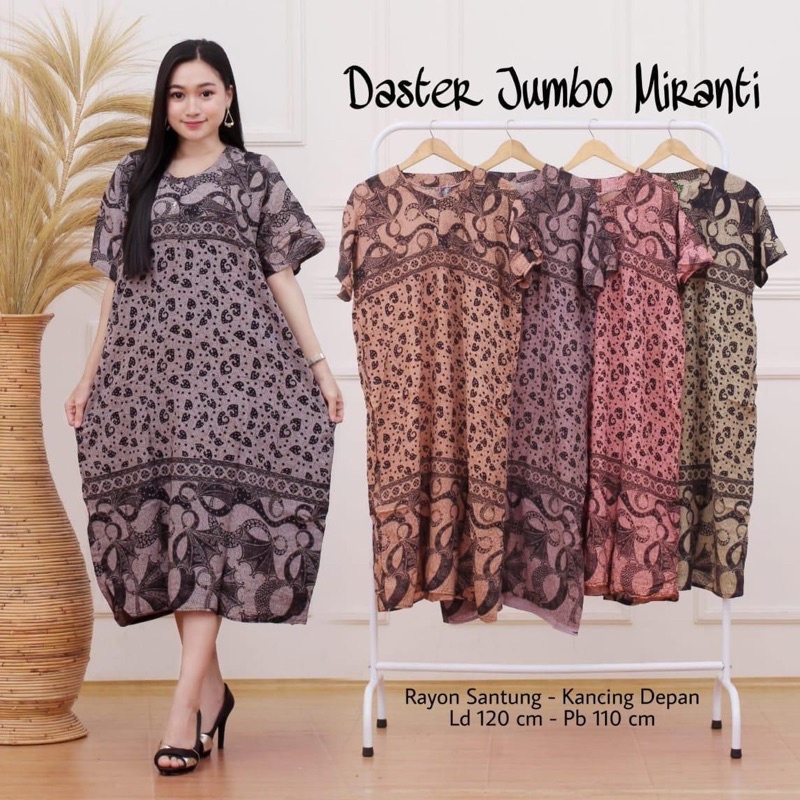 DASTER JUMBO LAILA KANCING DEPAN BUSUI BUMIL