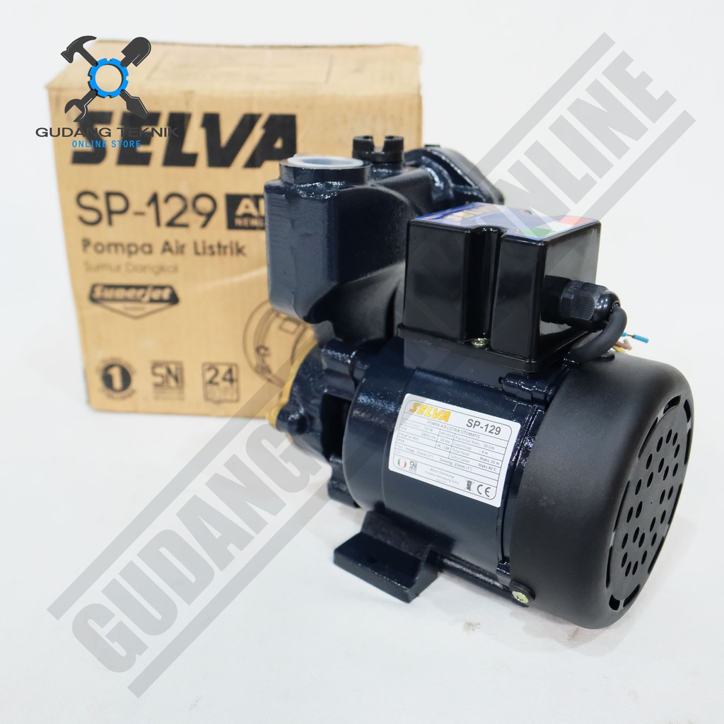 Pompa Air LISTRIK SELVA SP128 SP129 / Water Pump Pompa Air Listrik Selva SP 128 SP 129