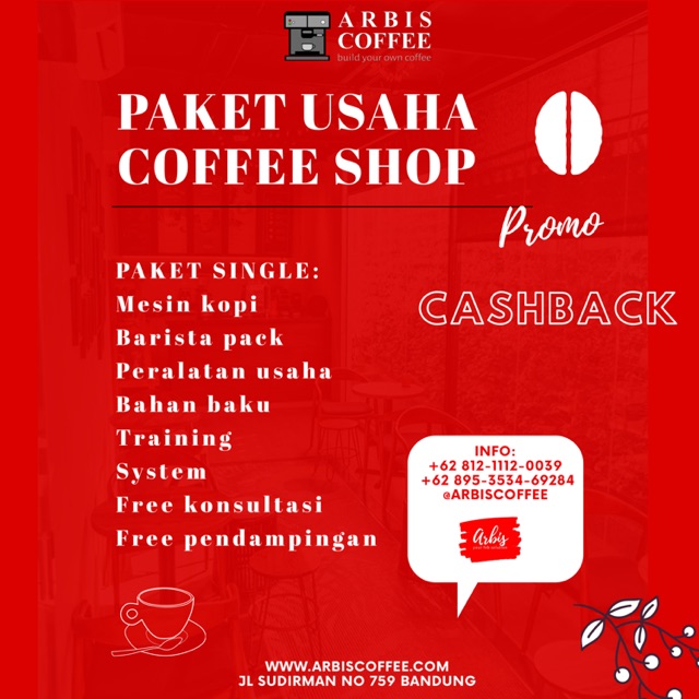 

PAKET USAHA COFFEESHOP CAFE