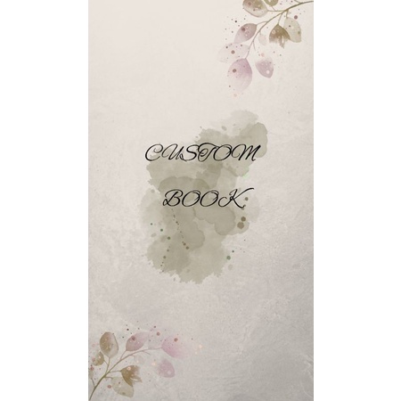 Custom book Jilid Buku (Wajib dibeli)