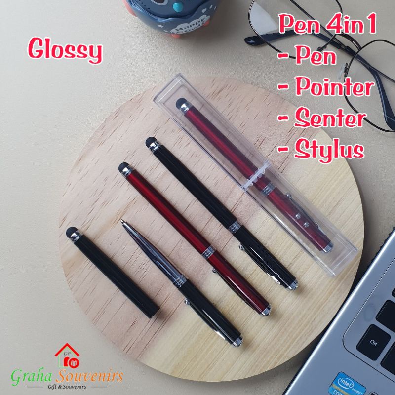 

Pen Laser / Pen Pointer 4in1 Glossy