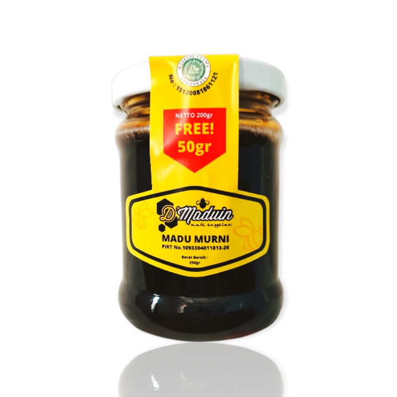 

Madu Akasia Carva 250gr | D'Maduin | DMaduin | Madu Unggulan