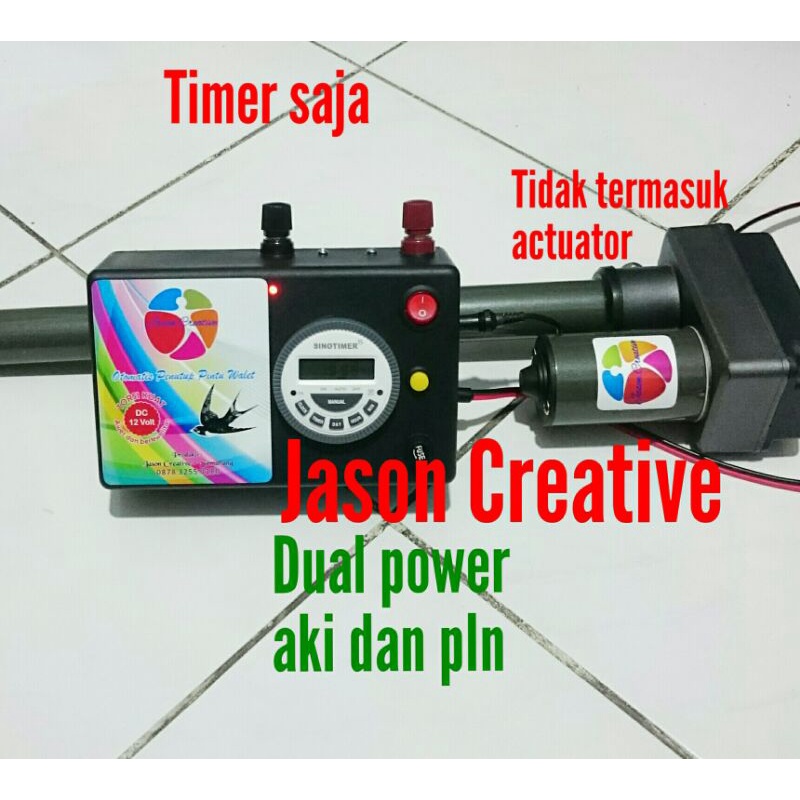 Otomatis Penutup Pintu Walet Dual Power Modul saja tanpa actuator