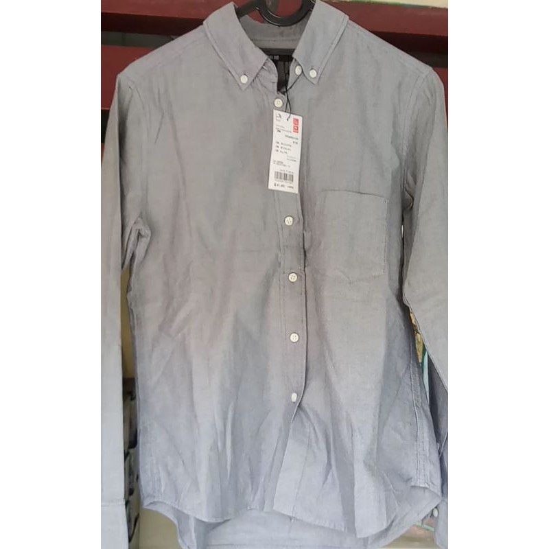 kemeja uniqlo black label uk M