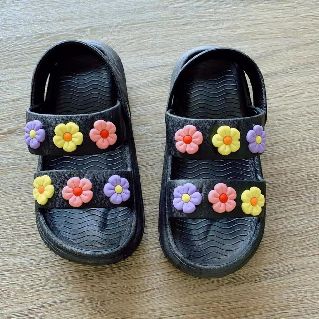 babyfit [36-41] full flower sandal karet pvc anak remaja dewasa anak perempuan import ml-0517