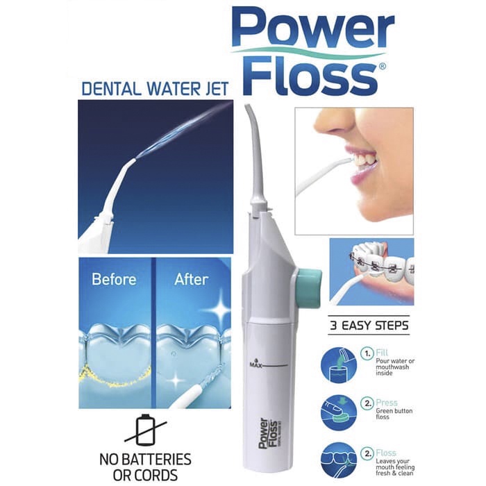 POWER FLOSS Dental Water Jet - Alat Pembersih Gigi Semprot 0622