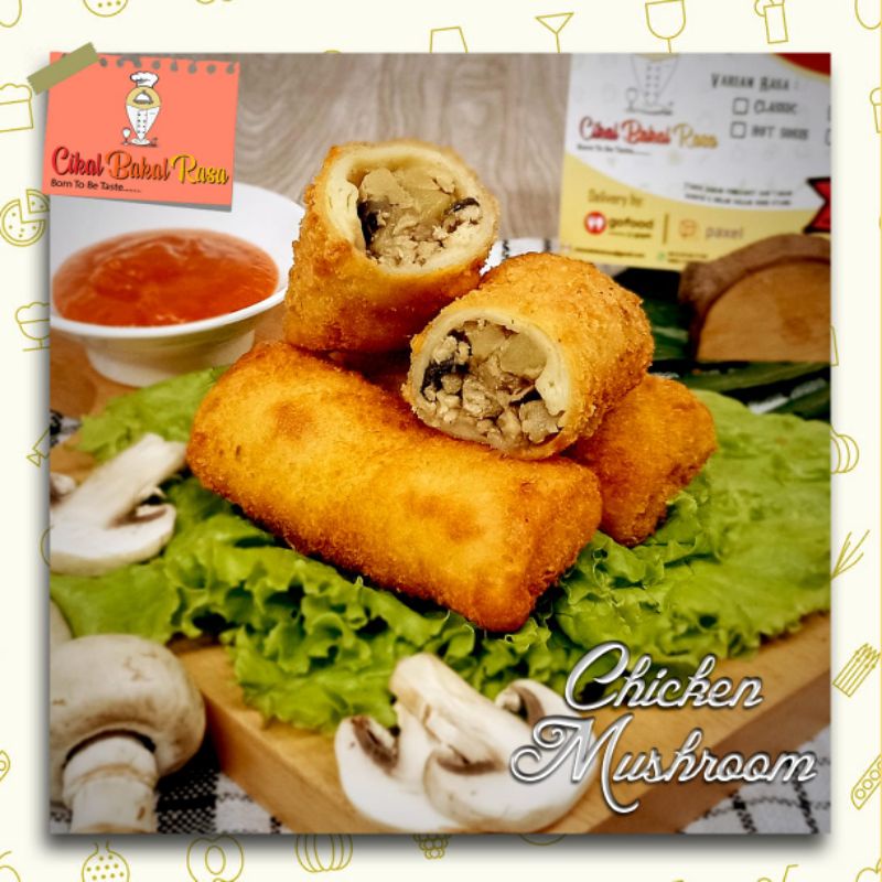 

RISOL / RISOLES CHICKEN MUSHROOM / AYAM JAMUR CIKALBAKALRASA