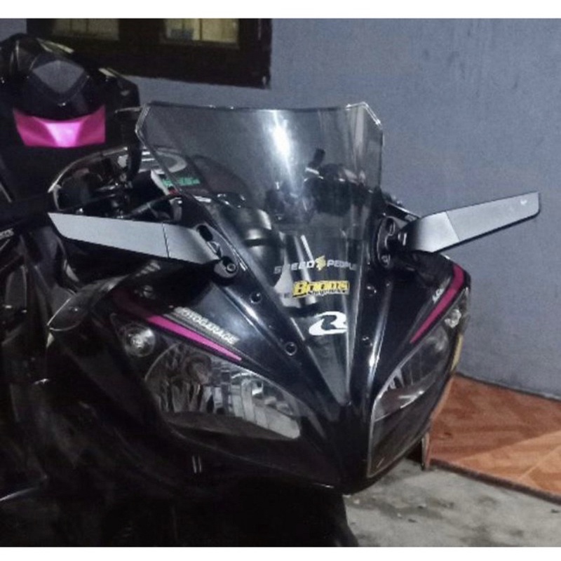 Spion Kawasaki ZX 10R / Spion Winglet ZX25R / Spion Fairing R25 R15 CBR250RR ZX636 Z10R R6 NINJA-Black