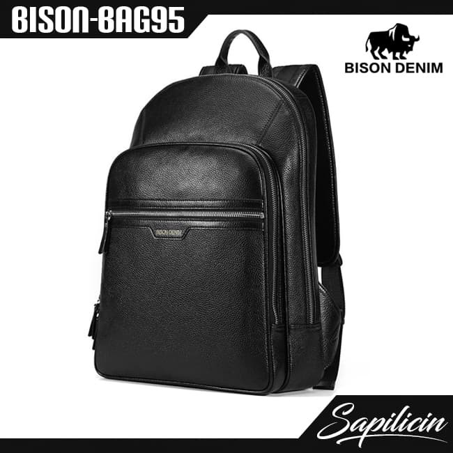 Tas Ransel Pria Kulit Original Bison Denim Urban Backpack BISON-BAG95