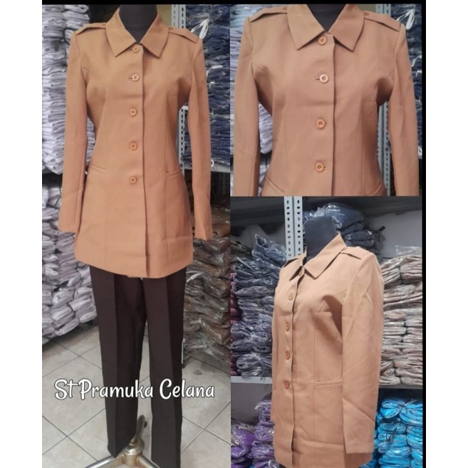 Seragam pramuka/blazer pramuka/blazer azkia