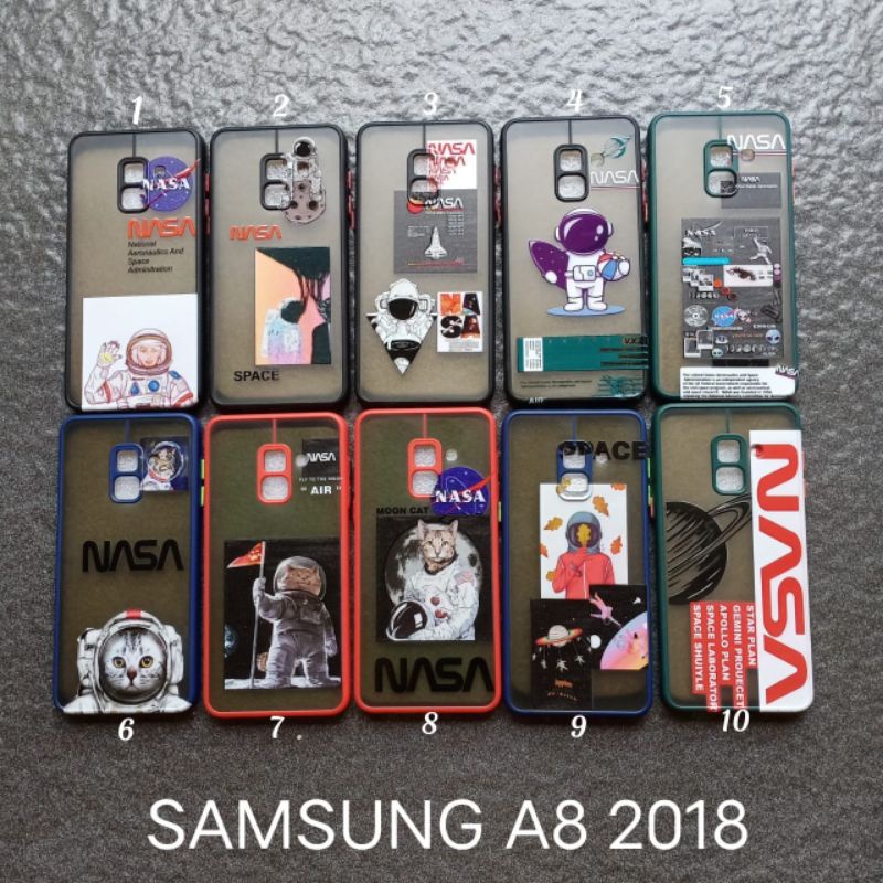 Case gambar Samsung A8 . A8 2018 motif cowok soft softcase softshell silikon cover casing kesing housing