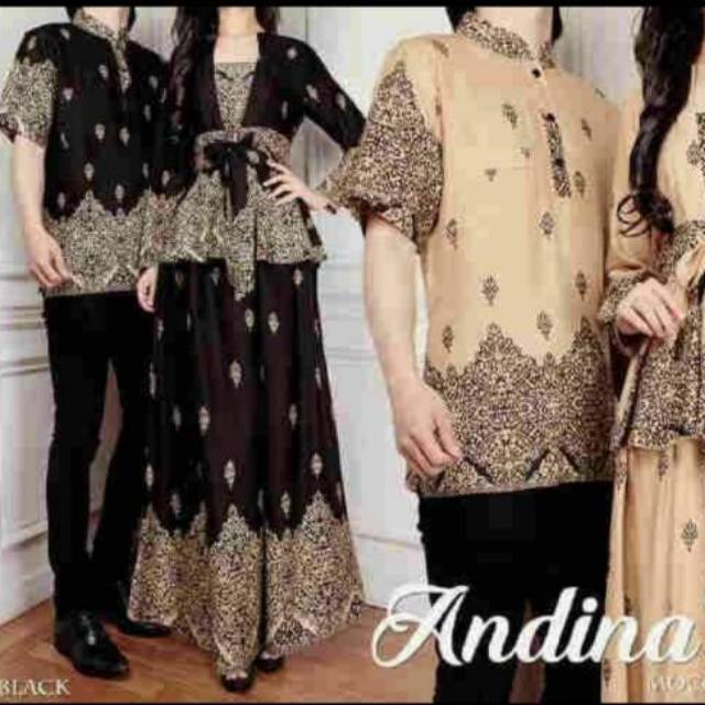 Baju Couple Batik Sepasang Bahan Katun Rayon Nyaman dipakai Seharian Kemeja Pria Wanita Murah