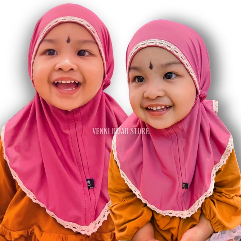 BERGO ANAK JERSEY / INSTAN HIJAB BAYI (0-12bulan)